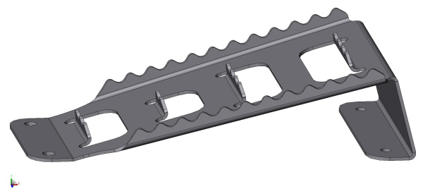 0083725  Подножка пассажира C40101403