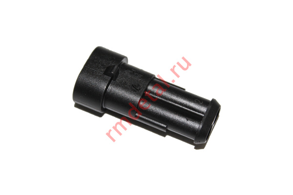 0081400  Колодка штыревая двухконтактная 282104-1 AMP Superseal 1,5 Series