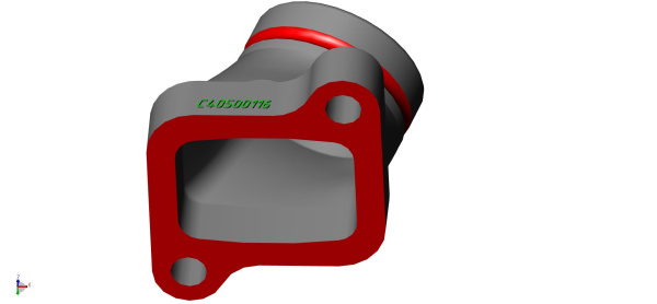 0015583  Патрубок C40500116