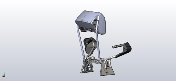 0138349  Спинка сиденья S10100770:10ЗЧ
